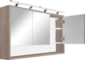 Luna 120 felső tükrös szekrény, Rauna szil