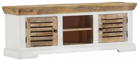 tömör mangófa TV-szekrény 110 x 30 x 40 cm