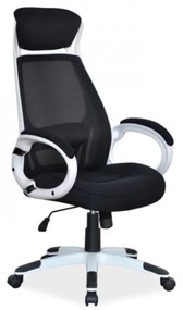 Q-409 irodai forgószék fekete fehér