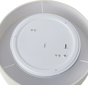 Modern mennyezeti lámpa fehér bársonyernyővel 38 cm 2-lámpás - Luz