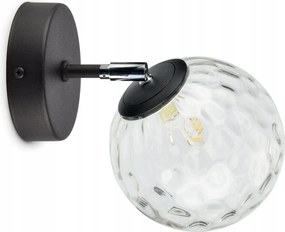 Fali lámpa Üveg gömb Átlátszó K1 Led G9 kapcsoló nélkül