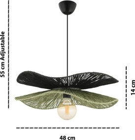 Daffodil - Black, Green