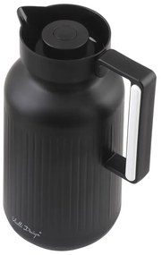 Matt fekete termosz 1 l Lungo – Vialli Design