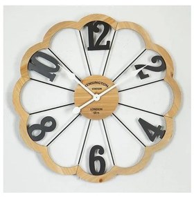 Falióra 1xAA átm. 60 cm bézs/fekete