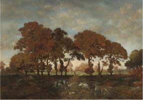 Fotótapéta Flizelin Dekoratív Hálószoba Idilli tájkép 208x146