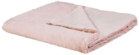 Rózsaszín ágytakaró 180 x 200 cm GELIK Beliani