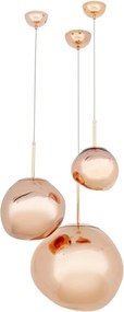 KING HOME JD8042 FUSION Modern Függesztett Lámpa Réz E27 IP20