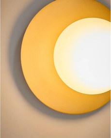 Fehér-aranyszínű fali lámpa ø 25 cm Brisia – Kave Home