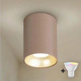 BRILAGI - LED RGBW fényerőszabályozható spotlámpa TRINE 1xGU10/4,8W/230V bézs/arany