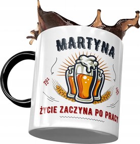 Fekete Bögre Martin Feleség Barátnő Ajándék Nyomtatott Fotóval