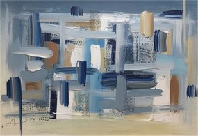 Fotótapéta Flizelina Dekoratív irodai ecsetek absztrakt 152x104 ragasztó