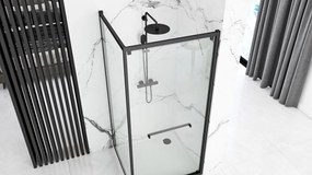 Zuhanykabin Rea Space In Black 80x100
