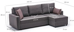 Sarokkanapé Emilie (barna) (J). Akció -22%. 1088021