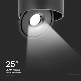 LED Spotlámpa LED/20W/230V 3000/4000/6400K fekete
