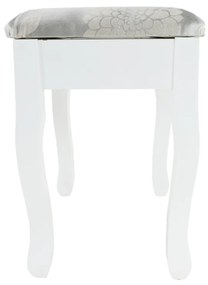 Dekoratív asztal székkel LINET NEW, fehér