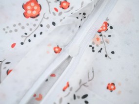 FLORINE krém színű mikroszálas ágyneműhuzat Ágyneműhuzat mérete: 70 x 80 cm | 140 x 200 cm