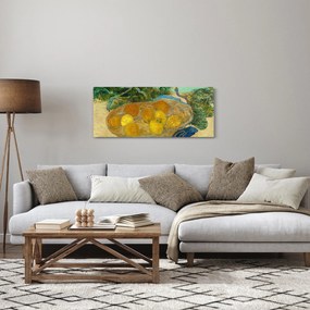 Kép - Vincent van Gogh, Still Life of  Oranges and Lemons with  Blue Gloves, reprodukciók (120x50 cm)