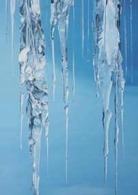 Poszter 29,7x42cm Kristály jégcsapok