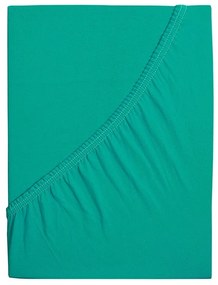 4Home Ideál jersey lepedő zöld türkiz, 90 x 200cm, 90 x 200 cm
