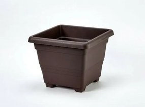 Plastia Virágcserép Begónia 60 x 60, csokoládé
