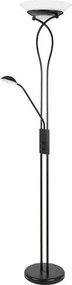 Rabalux beltéri állólámpa e27 2x15w+g9 40w matt fekete gamma