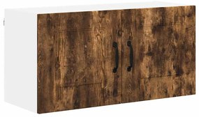 Fali konyhaszekrény Füstölt tölgy 80 x 31 x 40 cm Faanyag