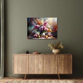 Üveg kép - Virágváza II. (70x50 cm)