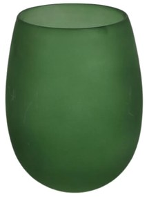 GINNY GREEN zöld színű üveg gyertyatartó - többféle méretben Méret: M