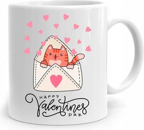 Happy Valentine's Day Valentin Napi Ajándék Bögre fényképes nyomtatással