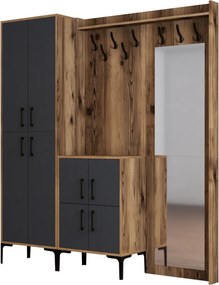 Berlin ABC - Walnut, Anthracite