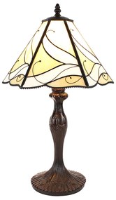 Tiffany asztali lámpa Fehér Ø 31x43 cm