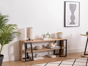 Regál Nidupe 7 (zafír tölgy + fekete) . Akció -20%. 1095469