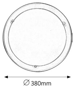 Rabalux 5151 - Mennyezeti lámpa UFO 2xE27/60W/230V