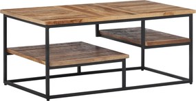vidaXL tömör újrahasznosított tíkfa dohányzóasztal 90 x 50 x 39 cm