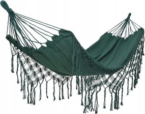 Kerti Függőágy Rúd Nélkül Boho Rojtok 290x100 cm