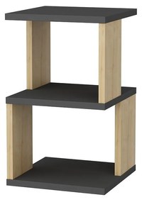 Éjjeliszekrény Caramello (antracit + tölgy) . 1102032
