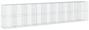 horganyzott vas gabion kosár fedéllel 900 x 100 x 200 cm