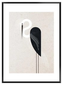 Stork in the Zen style kép