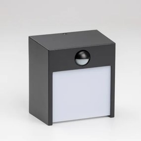Brilagi-LED kültéri fali lámpa szenzorral TERNI LED/12W/230V fekete IP44