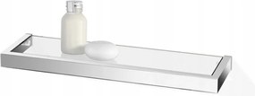 Zack Linea Fürdőszoba polc 45 cm Polírozott acél