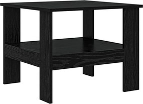 vidaXL Dohányzóasztal Fekete tölgy 57 x 55 x 45 cm Faanyag