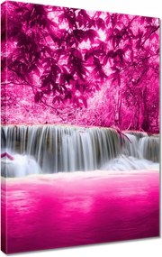 Vászonkép 40x60 Rózsaszín vízesés