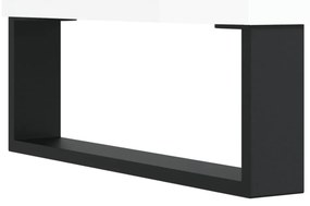 fehér magasfényű szerelt fa TV-szekrény 103,5 x 30 x 50 cm