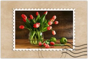 Poszterek 90x60 Vörös tulipánok