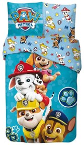 Mancs Őrjárat Brave Paws ágyneműhuzat 140×200cm, 65x65 cm