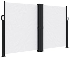 fehér behúzható oldalsó napellenző 140x1200 cm