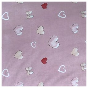 Rózsaszín egyszemélyes pamut gyerek ágyneműhuzat 140x200 cm Minnie "Balloon" – Jerry Fabrics