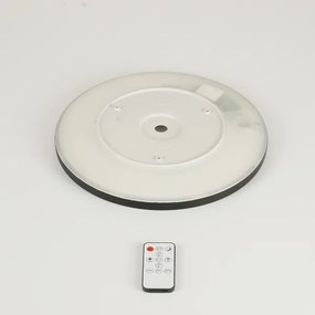 Brilagi - ULTRA SLIM dimmelhető LED lámpatest, 18 W, 230 V, átm. 30 cm, fekete + távirányító