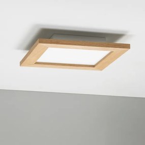 Brilagi - LED Dimmelhető lámpa SLIMFRAME WOOD LED/25W/230V 34x34 cm + távirányító