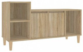 sonoma tölgyszínű szerelt fa TV-szekrény 100x35x55 cm